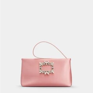 Roger Vivier Pink Satin Bag